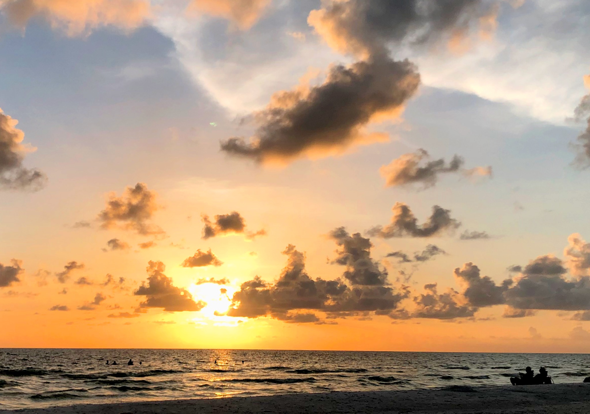 Sunset over the Gulf from Marco Island